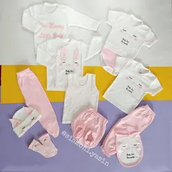 19 تکه جعبه‌ای برند baby set - سیسمونی یاسین