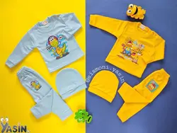 ست بلوز شلوار و کلاه رنگی سحرک