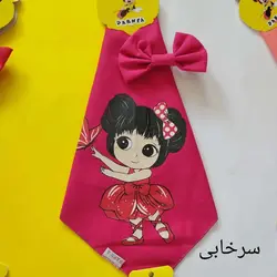 دستمال سر طرح دختر همراه با گیره