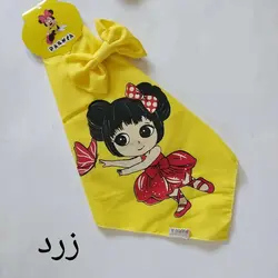 دستمال سر طرح دختر همراه با گیره