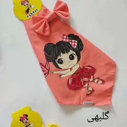 دستمال سر طرح دختر همراه با گیره