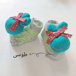 جوراب عروسکی رنگی