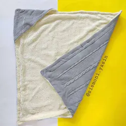 پتو بافت تو کرکی کلاهدار