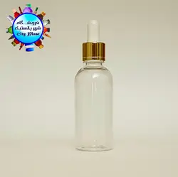 پت 100 میل دهانه 18 با میله قطره سفید طلایی خط دار وارداتی (100 عددی) - فروشگاه اینترنتی شهر پلاستیک | فروشگاه سیتی پلاست | ظروف داریی | انواع قطره چکان | ظروف آرایشی | ظروف آزمایشگاهی | انواع شیشه | انواع پت