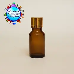 شیشه قطره 18 سی سی با درب ساده طلایی آبکاری وارداتی (272 عددی) - فروشگاه اینترنتی شهر پلاستیک | فروشگاه سیتی پلاست | ظروف داریی | انواع قطره چکان | ظروف آرایشی | ظروف آزمایشگاهی | انواع شیشه | انواع پت