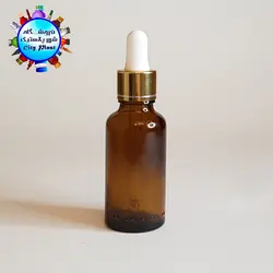 شیشه قطره 30 سی سی با میله قطره سفید طلایی خط دار وارداتی (203 عددی) - فروشگاه اینترنتی شهر پلاستیک | فروشگاه سیتی پلاست | ظروف داریی | انواع قطره چکان | ظروف آرایشی | ظروف آزمایشگاهی | انواع شیشه | انواع پت