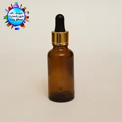 شیشه قطره 30 سی سی با میله قطره مشکی طلایی خط دار وارداتی (203 عددی) - فروشگاه اینترنتی شهر پلاستیک | فروشگاه سیتی پلاست | ظروف داریی | انواع قطره چکان | ظروف آرایشی | ظروف آزمایشگاهی | انواع شیشه | انواع پت