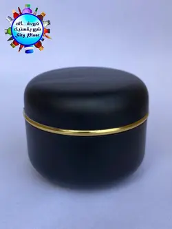 قوطی کرم مشکی حلقه طلایی 20 گرم وارداتی (50 عددی) - فروشگاه اینترنتی شهر پلاستیک | فروشگاه سیتی پلاست | ظروف داریی | انواع قطره چکان | ظروف آرایشی | ظروف آزمایشگاهی | انواع شیشه | انواع پت