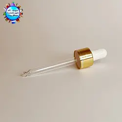 میله قطره آبکاری طلایی سفید خط دار 7.7 سانتی متر (100 عددی) - فروشگاه اینترنتی شهر پلاستیک | فروشگاه سیتی پلاست | ظروف داریی | انواع قطره چکان | ظروف آرایشی | ظروف آزمایشگاهی | انواع شیشه | انواع پت