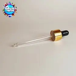 میله قطره آبکاری طلایی مشکی خط دار 9.2 سانتی متر (100 عددی) - فروشگاه اینترنتی شهر پلاستیک | فروشگاه سیتی پلاست | ظروف داریی | انواع قطره چکان | ظروف آرایشی | ظروف آزمایشگاهی | انواع شیشه | انواع پت