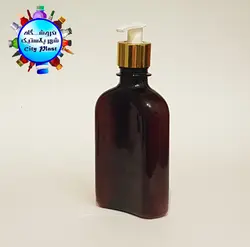پت 250 میل کتابی قهوه ای دهانه 28 با غلیظ پاش سفید طلایی (100 عددی) - فروشگاه اینترنتی شهر پلاستیک | فروشگاه سیتی پلاست | ظروف داریی | انواع قطره چکان | ظروف آرایشی | ظروف آزمایشگاهی | انواع شیشه | انواع پت
