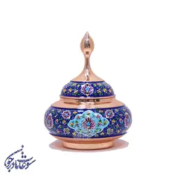 قندان مس و پرداز سایز بزرگ - سوغات مادرجون