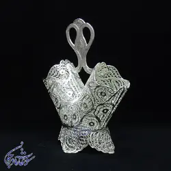 جا کارد و چنگال ملیله دو قلو مدل طاووسی - سوغات مادرجون