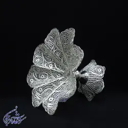 شیرینی خوری ملیله کاری مدل 8 پر قلدار سایز متوسط - سوغات مادرجون