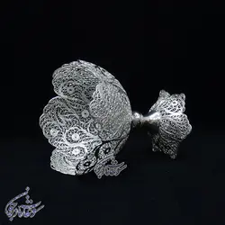کاسه آجیل شش پر ملیله کاری سایز 5 - سوغات مادرجون