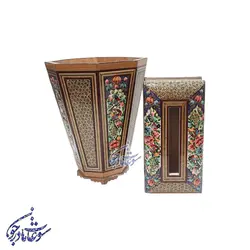 ست سطل و جادستمال خاتم گل و مرغ-پرکاربردترین - سوغات مادرجون