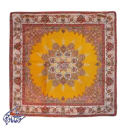 رومیزی ترمه ۷رنگ طرح بته جقه خورشیدی - سوغات مادرجون