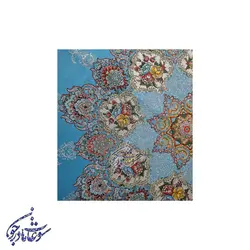 رومیزی ترمه ۷رنگ طرح بته جقه خورشیدی - سوغات مادرجون