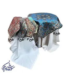 رومیزی ترمه طرح 5رنگ -ترمه اعلا با بهترین طرح و نقش- سوغات مادرجون