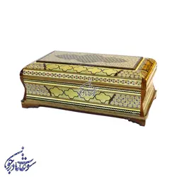 جعبه قاشق و چنگال خاتم بغل کاس مدل صلیبی - سوغات مادرجون