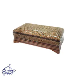 جعبه کارد و چنگال خاتم مدل تخمه دار - سوغات مادرجون