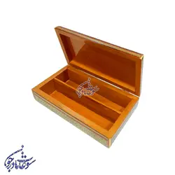 جعبه قاشق و چنگال تمام خاتم اعلا - سوغات مادرجون