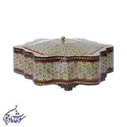 شکلات خوری دالبر دار خاتم 6 گوش - سوغات مادرجون