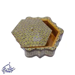 شکلات خوری دالبر دار خاتم 6 گوش - سوغات مادرجون