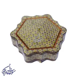 شکلات خوری دالبر دار خاتم 6 گوش - سوغات مادرجون