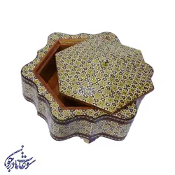 شکلات خوری دالبر دار خاتم 6 گوش - سوغات مادرجون