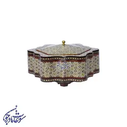 شکلات خوری دالبر دار خاتم 6 گوش - سوغات مادرجون