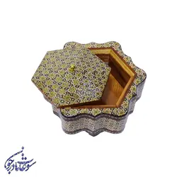 شکلات خوری دالبر دار خاتم 6 گوش - سوغات مادرجون