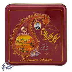 سوهان عسلی تخت جعبه فلزی - سوغات مادرجون