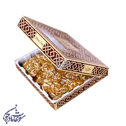 سوهان عسلی تخت جعبه مقوایی - سوغات مادرجون