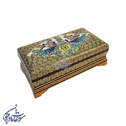 جا قاشق خاتم طرح گل و مرغ - سوغات مادرجون