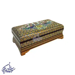 جا قاشق خاتم طرح گل و مرغ - سوغات مادرجون