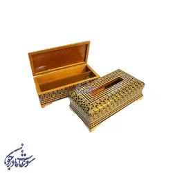 ست جا دستمال و جا قاشق خاتم کاری - سوغات مادرجون