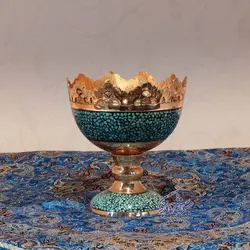 آجیل خوری فیروزه کوبی سایز 11 صنایع دستی سوغات مادرجون