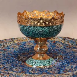 آجیل خوری فیروزه کوبی سایز 16 سوغات مادرجون