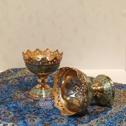 آجیل خوری مس و خاتم سایز11 - سوغات مادرجون