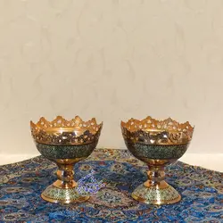 آجیل خوری مس و خاتم سایز11 - سوغات مادرجون