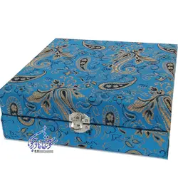 باکس هدیه دو گلدان میناکاری نقلی و بشقاب مینا کاری