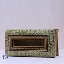 جعبه دستمال کاغذی خاتم مدل تخمه دار - سوغات مادرجون