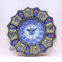ساعت خاتم کاری خورشیدی 20 سانتی سوغات مادر جون