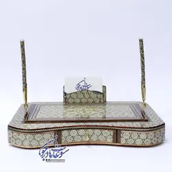 جاقلمی کشویی خاتم کاری - سوغات مادرجون