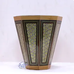 سطل خاتم کاری مدل تخمه دار سایز متوسط