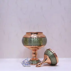 شکلات خوری مس و خاتم متوسط