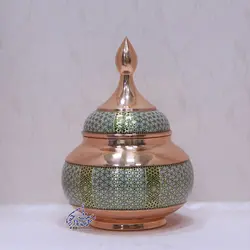 قندان مس و خاتم سایز 30