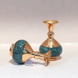 گلدان فیروزه کوب مدل شلغمی سایز 13 - سوغات مادرجون