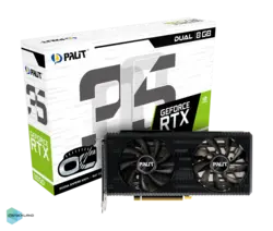 کارت گرافیک PALIT GeForce RTX™ ۳۰۵۰ Dual OC 8GB G6 - فروشگاه اینترنتی استوک لند